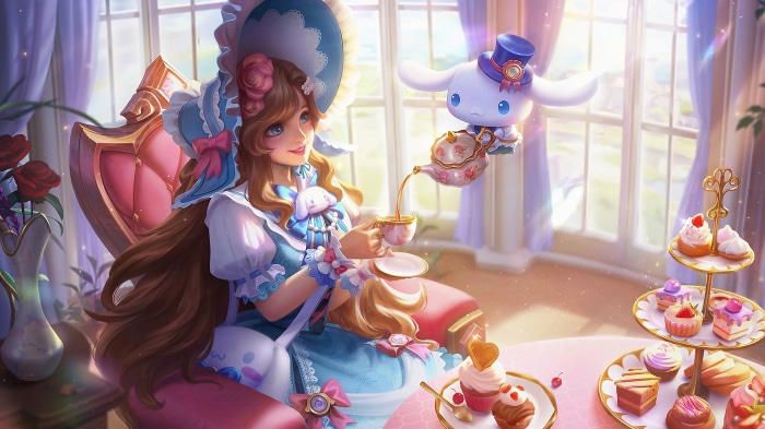 Floryn from Mobile Legends in Fluffy Dream skin