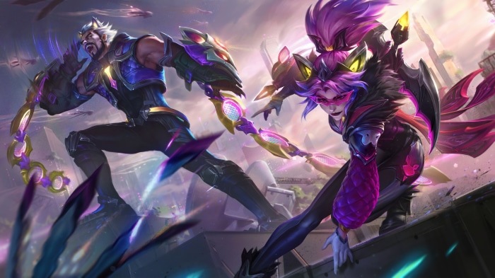 Sylas and Vayne from League of Legends Anima Squad 4K