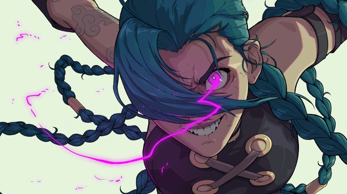 Jinx from League of Legends and Arcane 4K