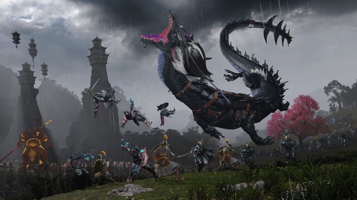 Total Warhammer III Grand Cathay Dragon Battle 4K
