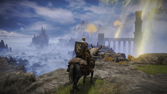 Knight on horseback in Elden Ring 4K