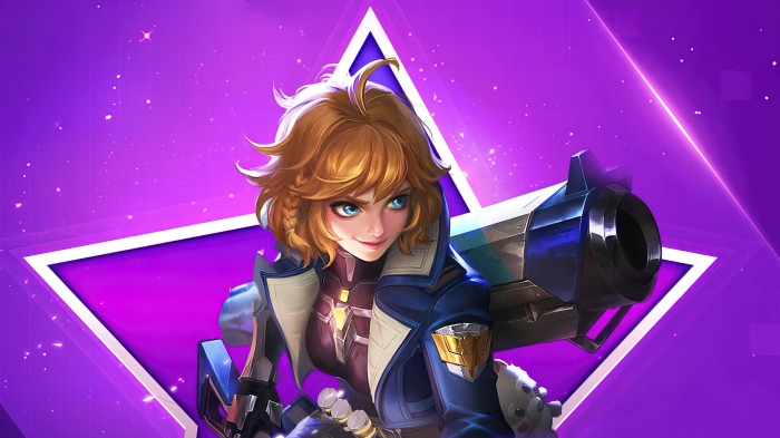 Beatrix Space Agent Starlight Skin from Mobile Legends 4K