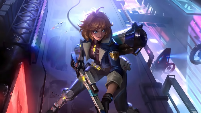 Beatrix Space Agent from Mobile Legends 4K