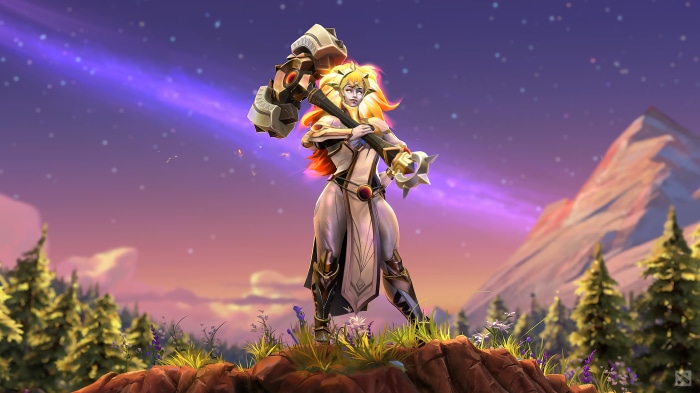 Dawnbreaker from Dota 2 in 4K