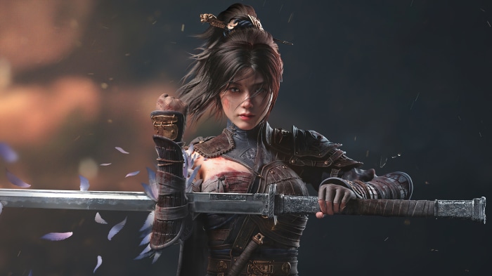 Wuchang Warrior with Fallen Feathers in