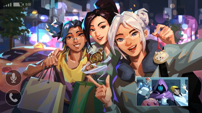 Jett, Sage, and Neon from Valorant 4K