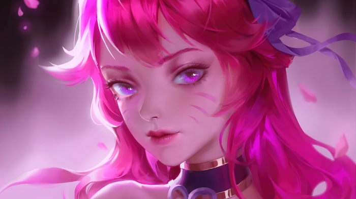 Ahri from League of Legends Spirit Blossom 4K