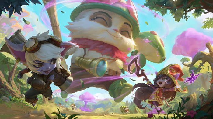 Tristana, Teemo, and Lulu from League of Legends 4K