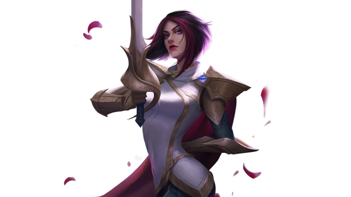 Fiora from League of Legends 4K