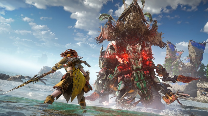 Aloy from Horizon Forbidden West on PS5 in 4K