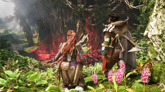 Aloy and companion in Horizon Forbidden West 4K