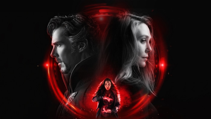 Scarlet Witch and Doctor Strange from Doctor Strange in the Multiverse of Madness 4K