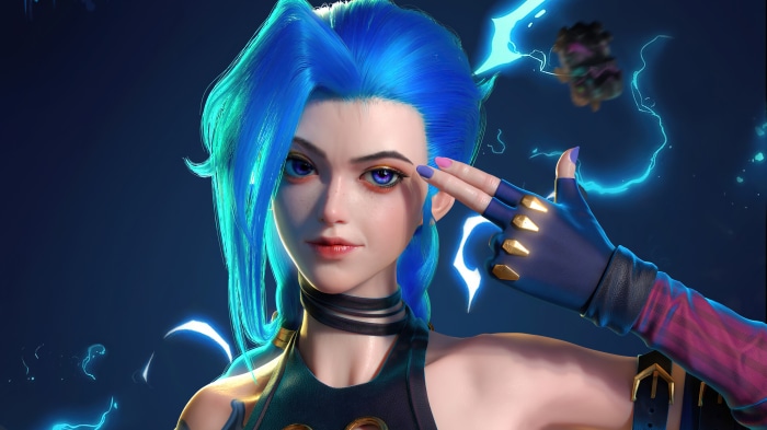 Jinx from Arcane League of Legends 4K