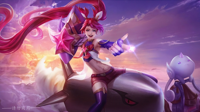 Star Guardian Jinx from League of Legends 4K