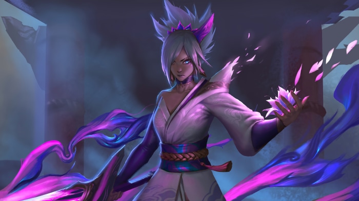 Spirit Blossom Riven from League of Legends 4K