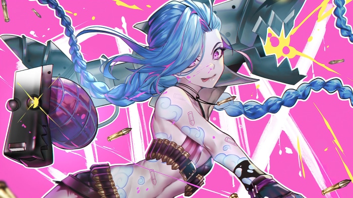 Jinx from League of Legends 4K