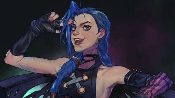 Jinx from Arcane League of Legends 4K