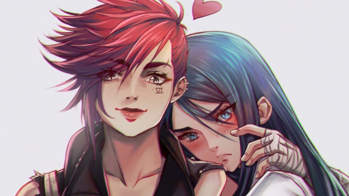 Vi and Caitlyn from Arcane 4K