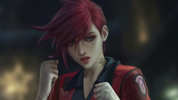 Vi from Arcane League of Legends 4K