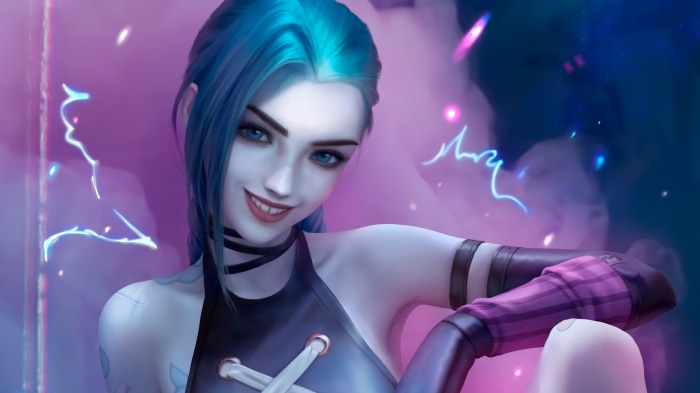 Jinx from Arcane League of Legends 4K