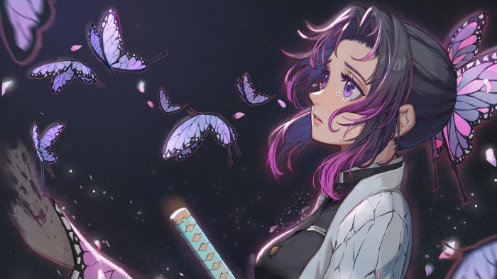 Shinobu Kocho from Demon Slayer 4K