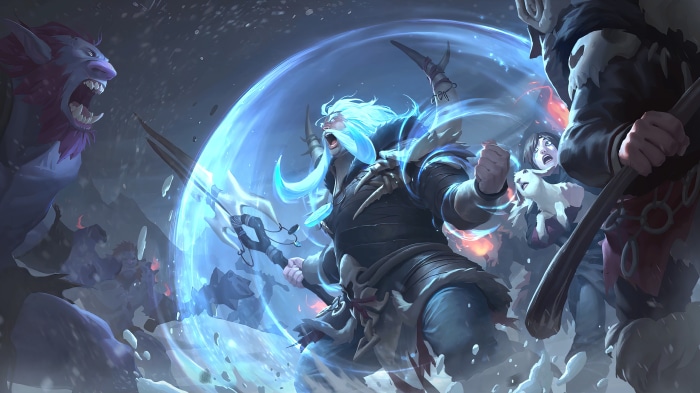 Mammoth Rager from Legends of Runeterra