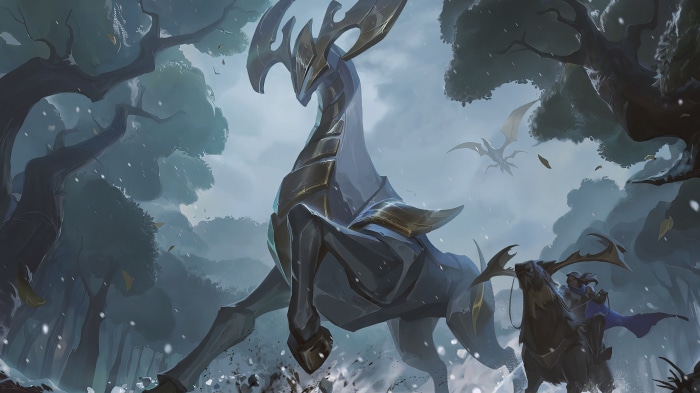 Petricite Stag from Legends of Runeterra 4K