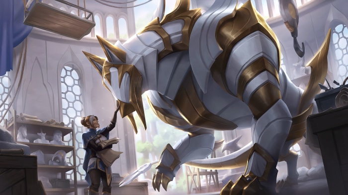 Petricite Hound from Legends of Runeterra