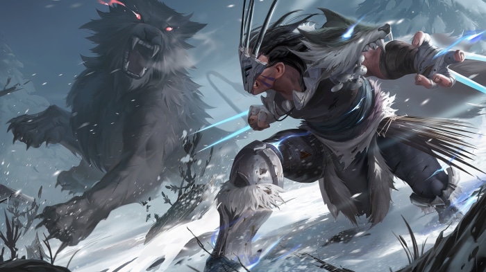 Murkwolf Shaman from Legends of Runeterra 4K
