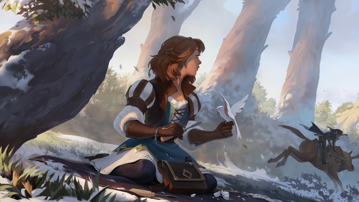 Durand's protege from Legends of Runeterra in 4K