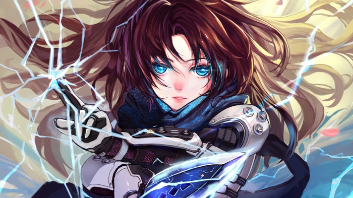 Wraith from Apex Legends anime art 4K