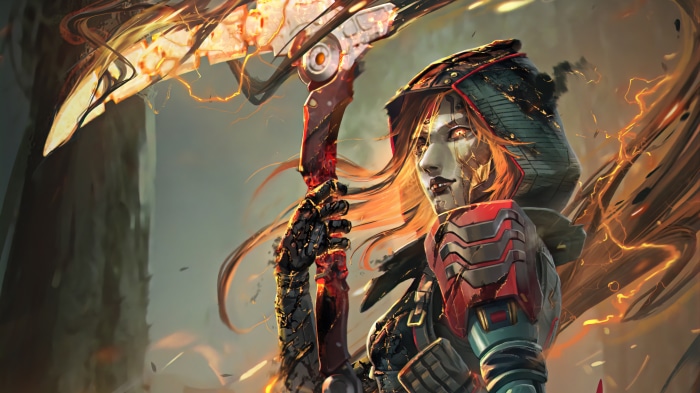 Ash with Scythe from Apex Legends in