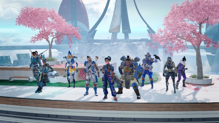 Apex Legends Season 12 Defiance characters posing