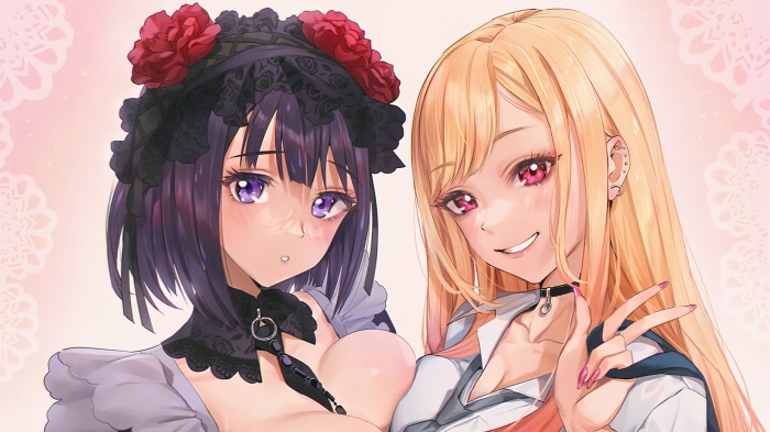 Marin Kitagawa and Wakana Gojo from My Dress-Up Darling 4K