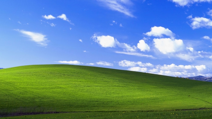Windows XP Bliss background 4K