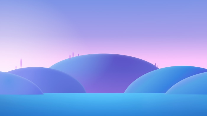 Minimalist digital art 4K scenery