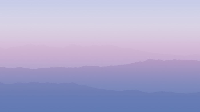 Minimalist Mountain Landscape 4K