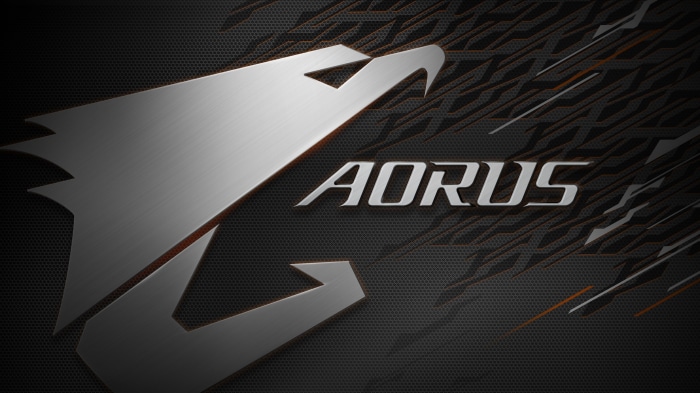 Aorus logo with 4K