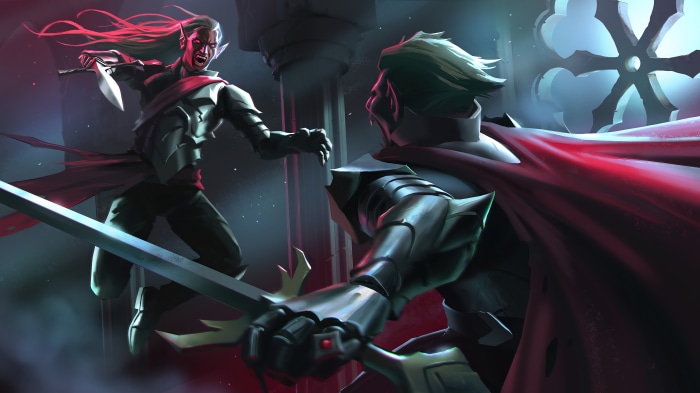 Vampire battle in V Rising 4K