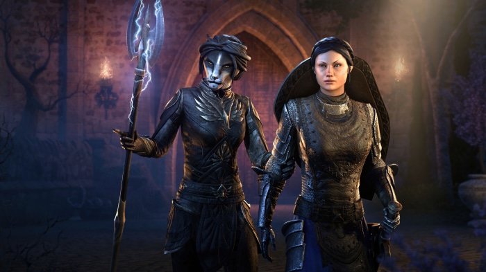 Ember and Isobel from The Elder Scrolls Online in 4K