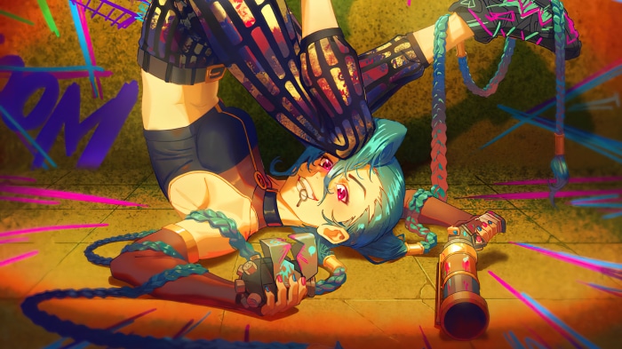 Jinx from League of Legends in 4K