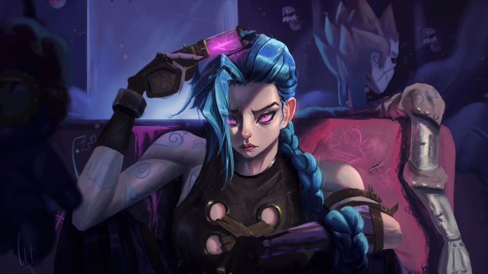 Jinx from Arcane League of Legends 4K