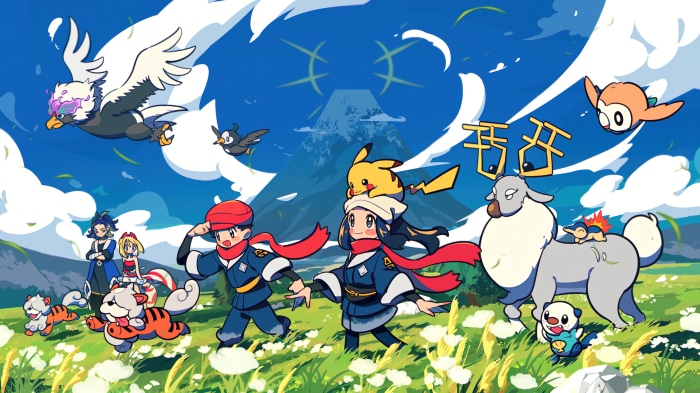 Pokemon Legends Arceus characters and Pokemon in Hisui