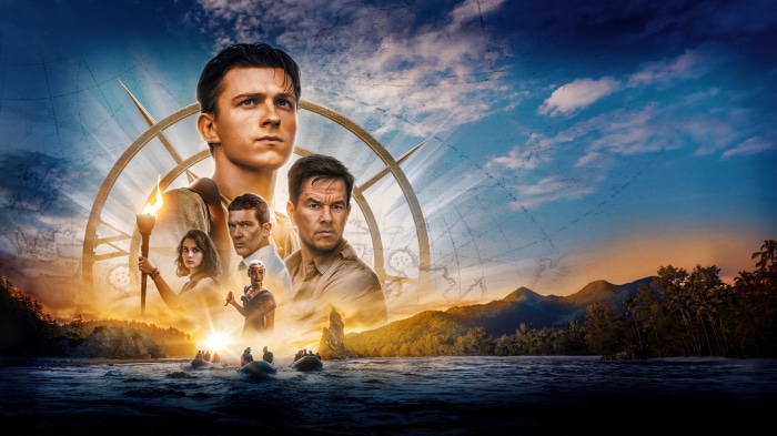 Uncharted 4K movie poster with cast