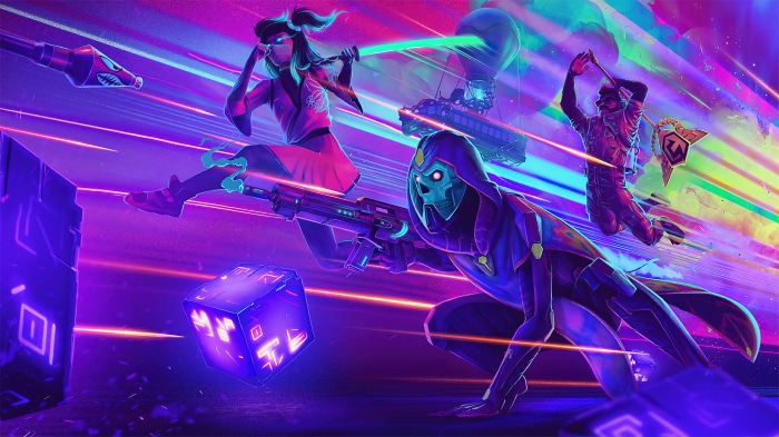 Fortnite Battle Royale Action Scene