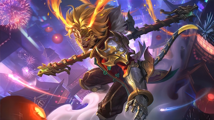 Sun Wukong from Mobile Legends: Spring Blessings