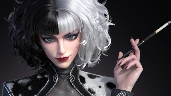 Cruella de Vil CGI 4K