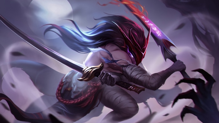 Yone from League of Legends with Dual Swords