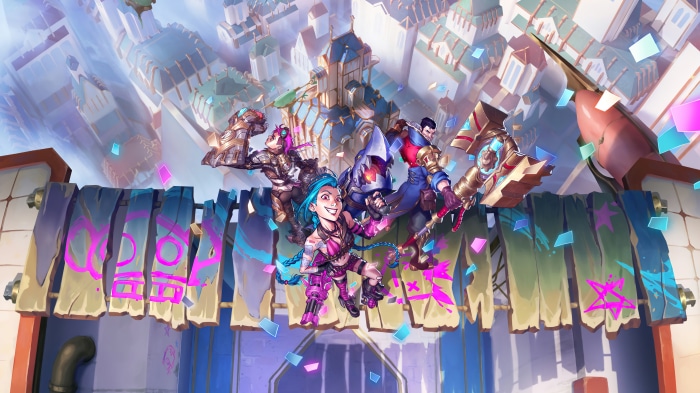 Jinx, Vi, and Jayce from Legends of Runeterra 4K