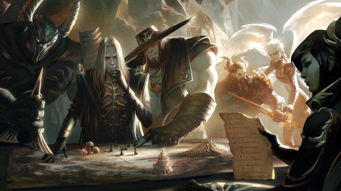 Pentakill members planning strategy in League of Legends 4K